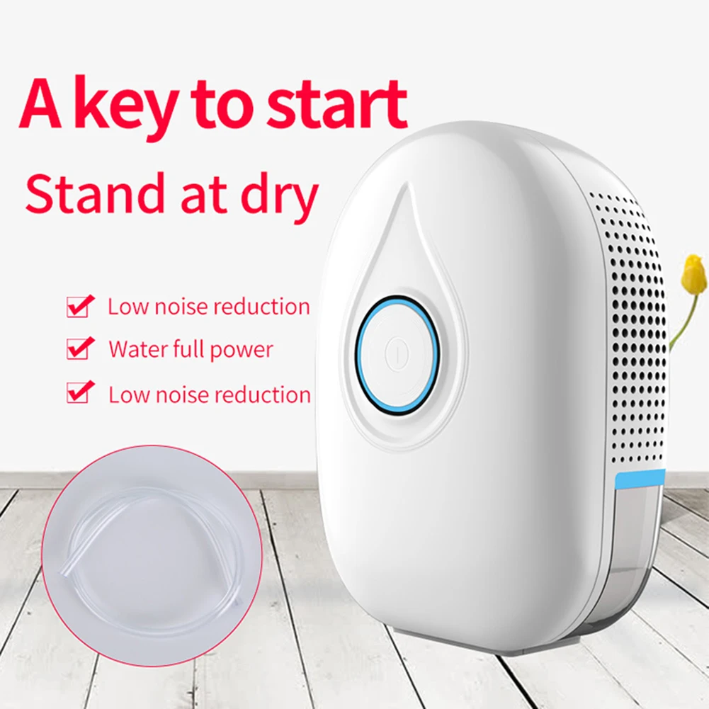 Air Dehumidifier Dryer Semiconductor Mini Portable Moisture Absorber Home Bathroom Low Noise Cabinet Dehumidifiers 500ML | Дом и сад