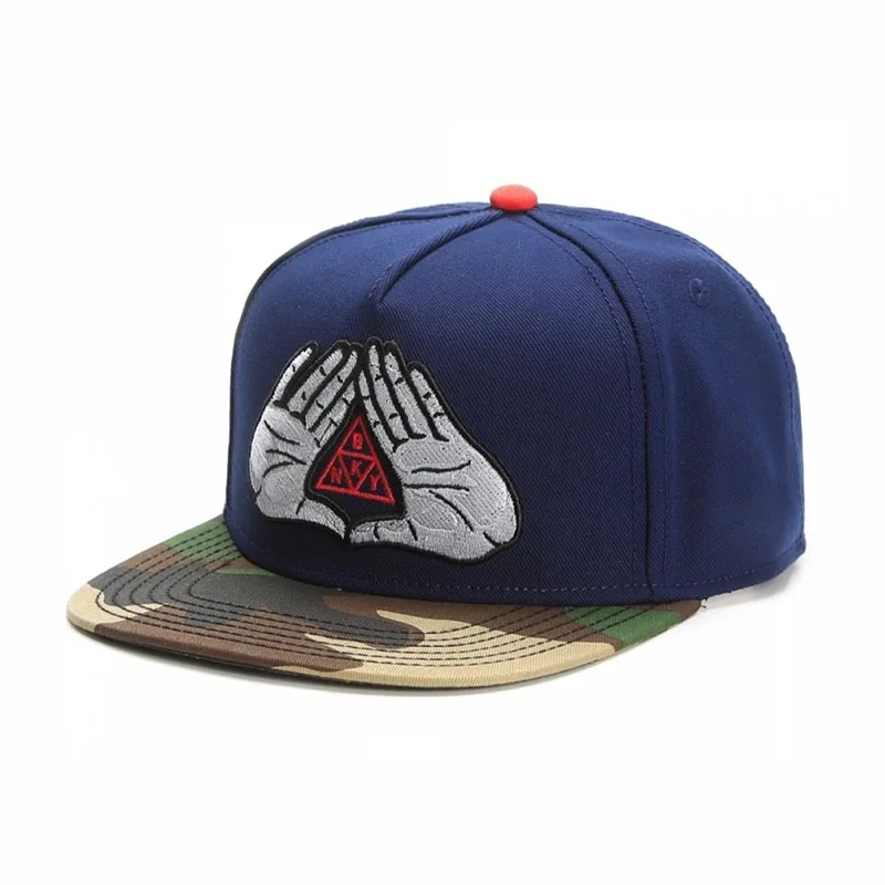 PANGKB брендовая BKNY-HAND Кепка темно-синяя хлопковая хип-хоп Спортивная Кепка snapback для мужчин и женщин для взрослых Уличная Повседневная Кепка-бейсболка от солнца - Цвет: 1