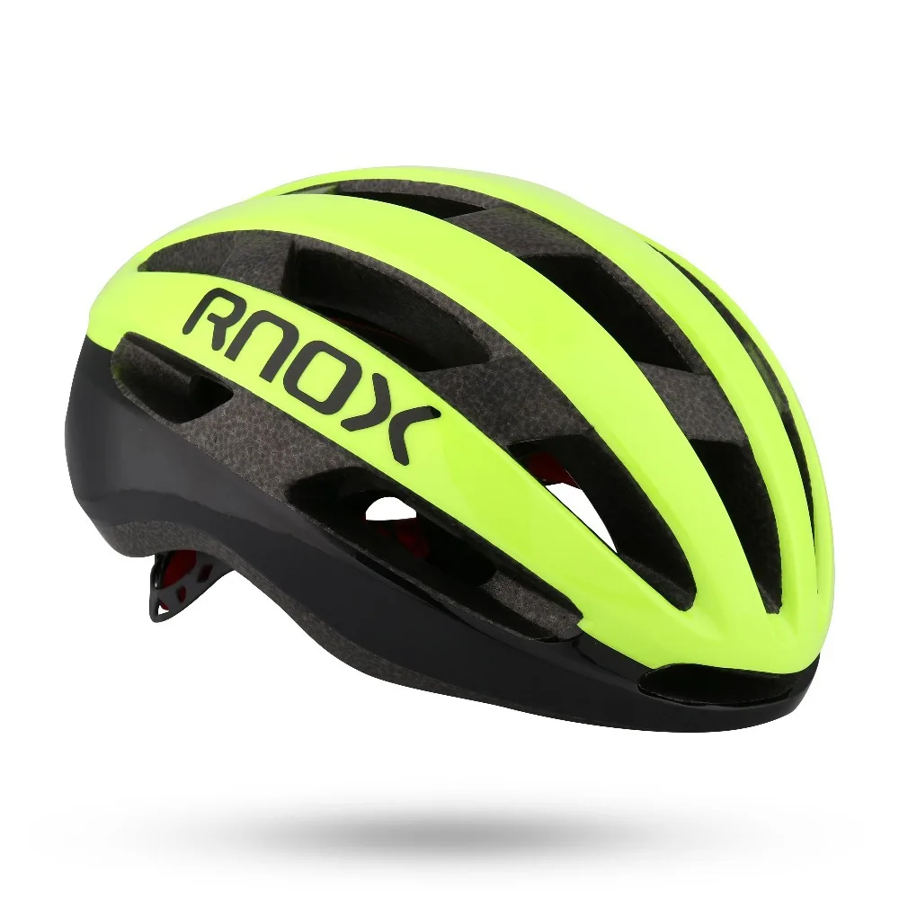 RNOX ultralight men's bicycle helmet with light USB charging mtb road bike helmet for female adult racing bicycle equipment