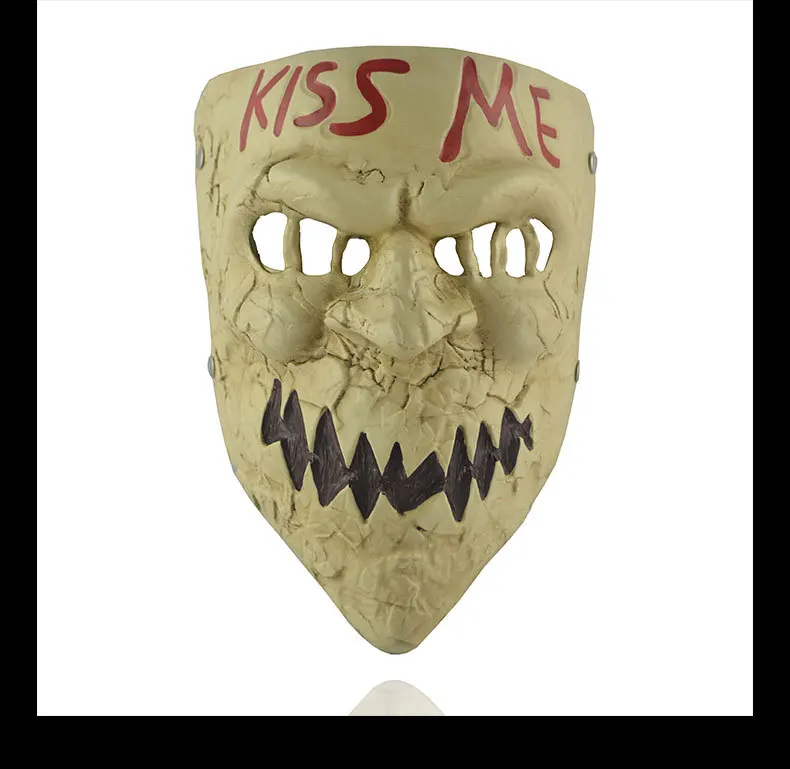 Halloween Boutique Film And Television Human Clear Plan 3 Horror Kiss Me Demon Killer COS Resin Mask