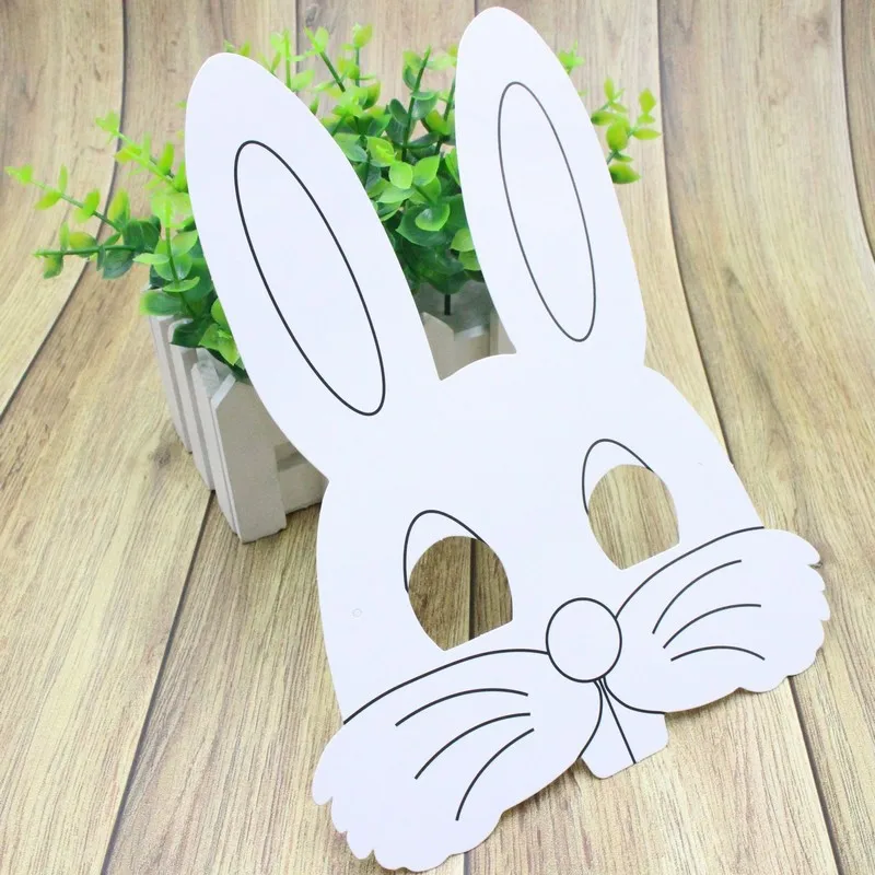 3 Дети DIY цветные Мультяшные животные картина маска Дошкольное граффити искусство ремесла игрушки творческие Рисование игрушки подарок для детей Дети - Цвет: 3