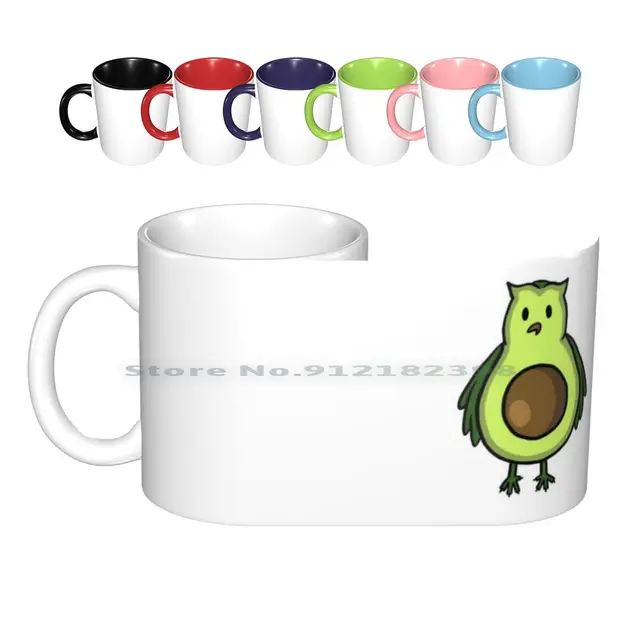 Owlvocado Ceramic Mugs: A Delightful Blend of Whimsy and Functionality