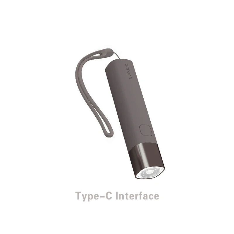 XIAOMI MIJIA SOLOVE фонарик X3 портативный мобильный Мощный светодиодный открытый велосипедный фонарь SOS вспышка света ночник водонепроницаемый - Испускаемый цвет: Purple