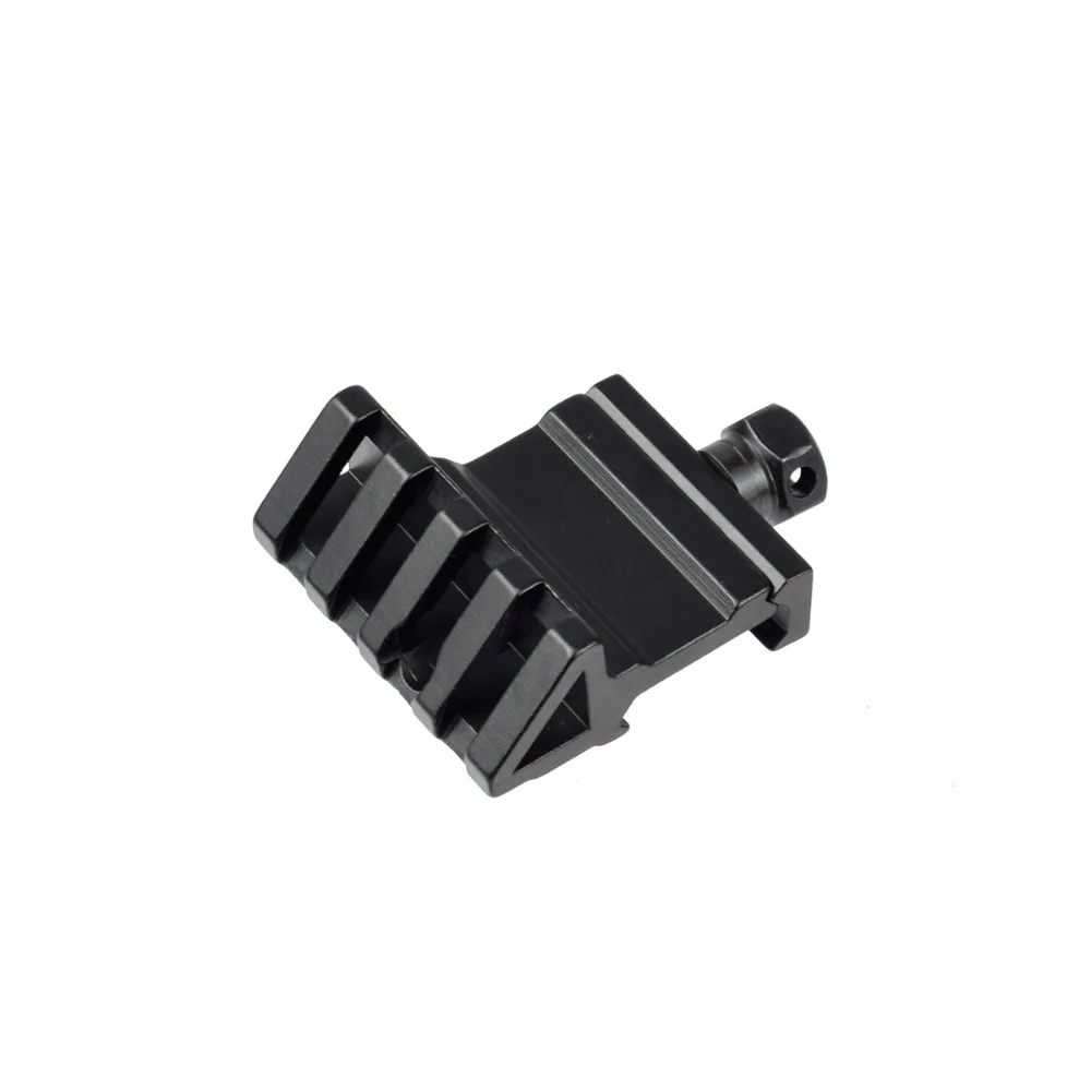 Low Profile Tactical 45 Degree Offset Angle Mount Picatinny Weaver Rail 