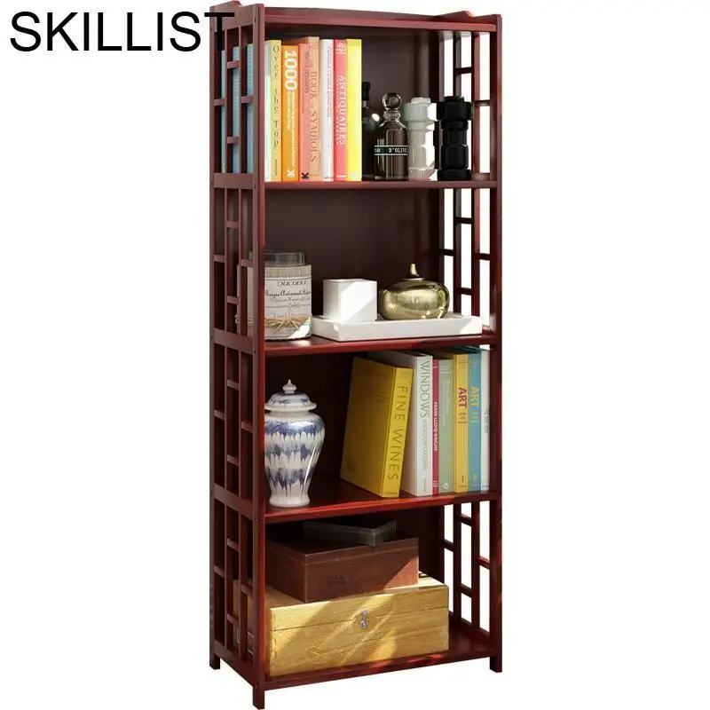 buy Libreria Oficina De Maison Decor Estante Para Livro Meuble Rangement wooden Retro Furniture Decoration Bookcase Book Case Rack