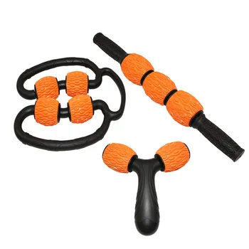 

Three Type Portable Body Massage Stick Muscle Roller Tool For Gym Yoga Fitness Body Arm Leg Relaxation