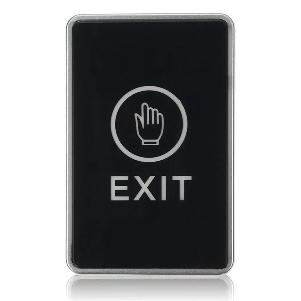 

Push Touch Sensor Exit Button Security Access Control System Door Exit Release Button With LED Indicator Light for Home