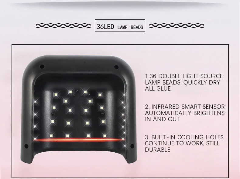 polonês Gel, equipamento de secagem rápida Sensor