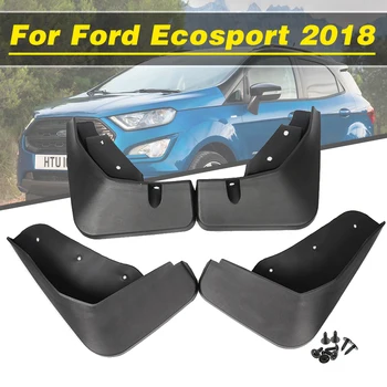 

4Pcs For Ford Ecosport 2018 Accessories Car Mudflaps Front Rear Mud Flaps Mudguards Splash Guards Fender Flares