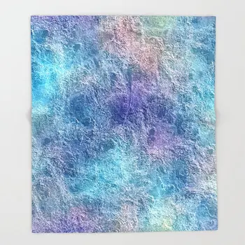 

Abstract Coral Fleece Design Colorful Cool Tones Blue Purple Abstract Blankets Sofa Throw Blanket 125x200 Fleece Bed Throws