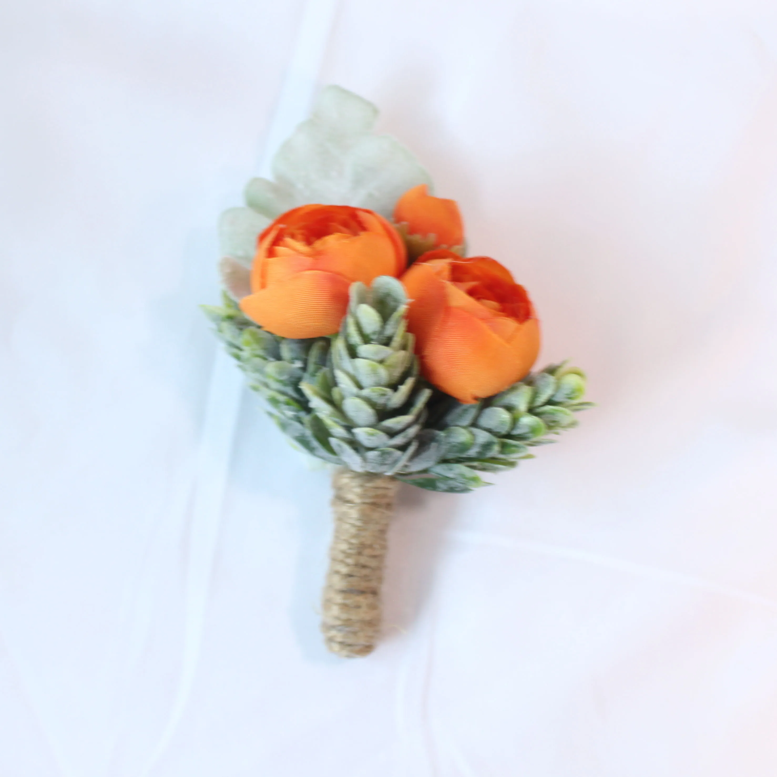 Corsage-Orange YO CHO Шелковый бутон розы Свадебный корсаж булавка Искусственные цветы бутоньерка для жениха бутоньерка манжета браслет подружки невесты свадьба - Цвет: Corsage-Orange