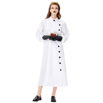 

Crazy Female Scientist Dress Halloween Cosplay Costume