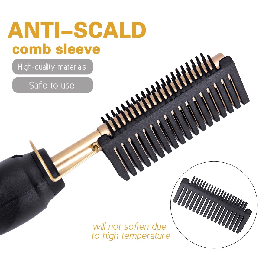 titanium pressing comb