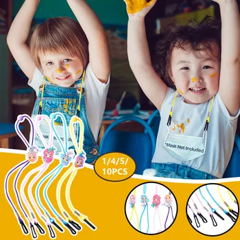 

1/4/5/10PCS Adult Children Mask Retainer Adjustable Mask Lanyard Convenient Safety Anti-lost Mask Holder Rope cuelga mascarillas