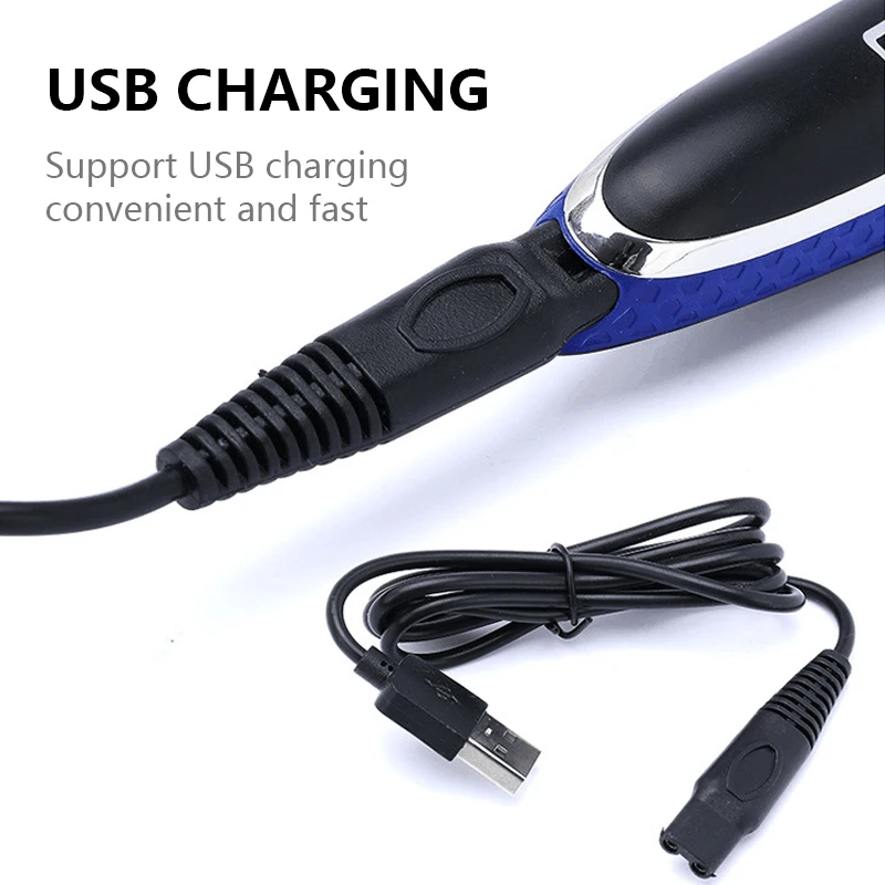 USB перезаряжаемая бритва, бритва для волос, бритва для бороды, триммер для волос в носу, машинка для быстрого бритья волос, KitVIP