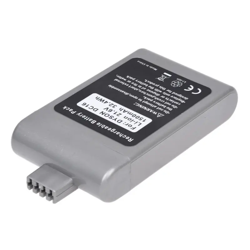 21.6V 1500mAh Cordless Vacuum Replacement Battery for Dyson DC16, 12097, 912433-01, 912433-03, 912433-04, BP01 Gray