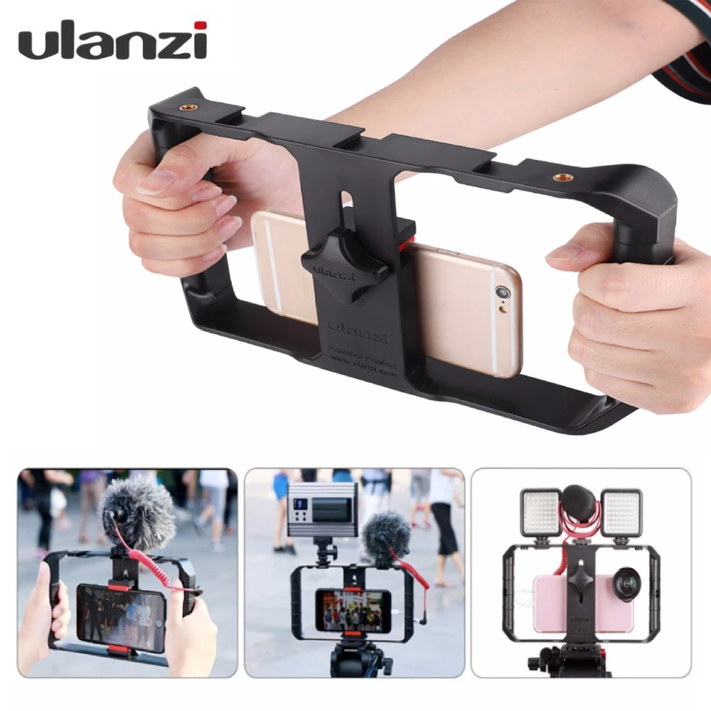 Стабилизатор для смартфона Ulanzi Rig 3 крепление видеосъемки с горячим башмаком