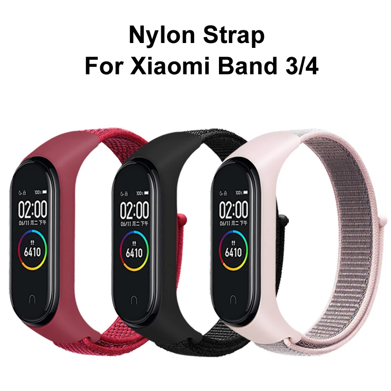Нейлоновый ремешок с чехлом чехол для Xiao mi Band 4 наручный ремешок спортивный браслет для Xiaomi mi 3 correa браслет Ремешки для наручных часов