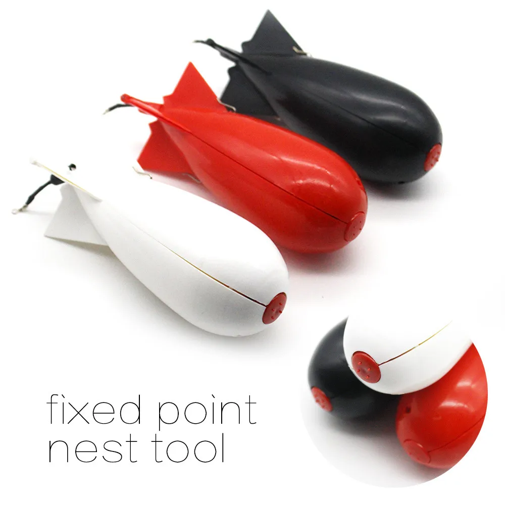 

Large Carp Fishing Spod Bomb Bait Rocket Floats Fishing Feeder NEW d90806