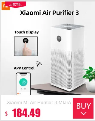 Xiaomi Air Purifier Pro Intelligent OLED Display CADR 500m3/h 60m3 Wireless Smartphone APP Control Household Appliances