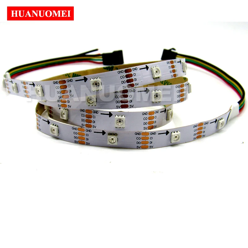 1 м 30 светодиодный s/M SK9822 RGB полосы светильник 5050 SMD пикселей лента Гибкая