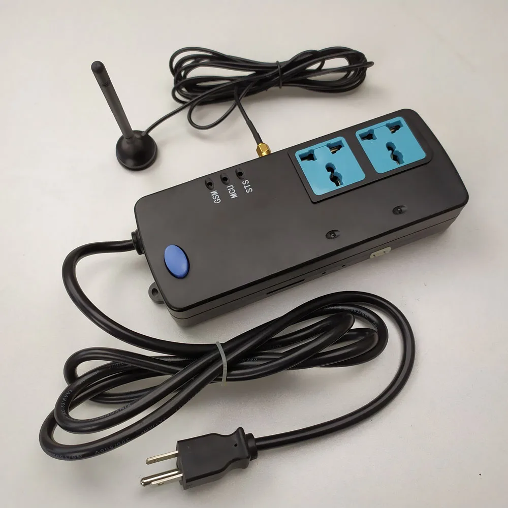 GSM power strip for remote start remote power on remote reset vending game machine