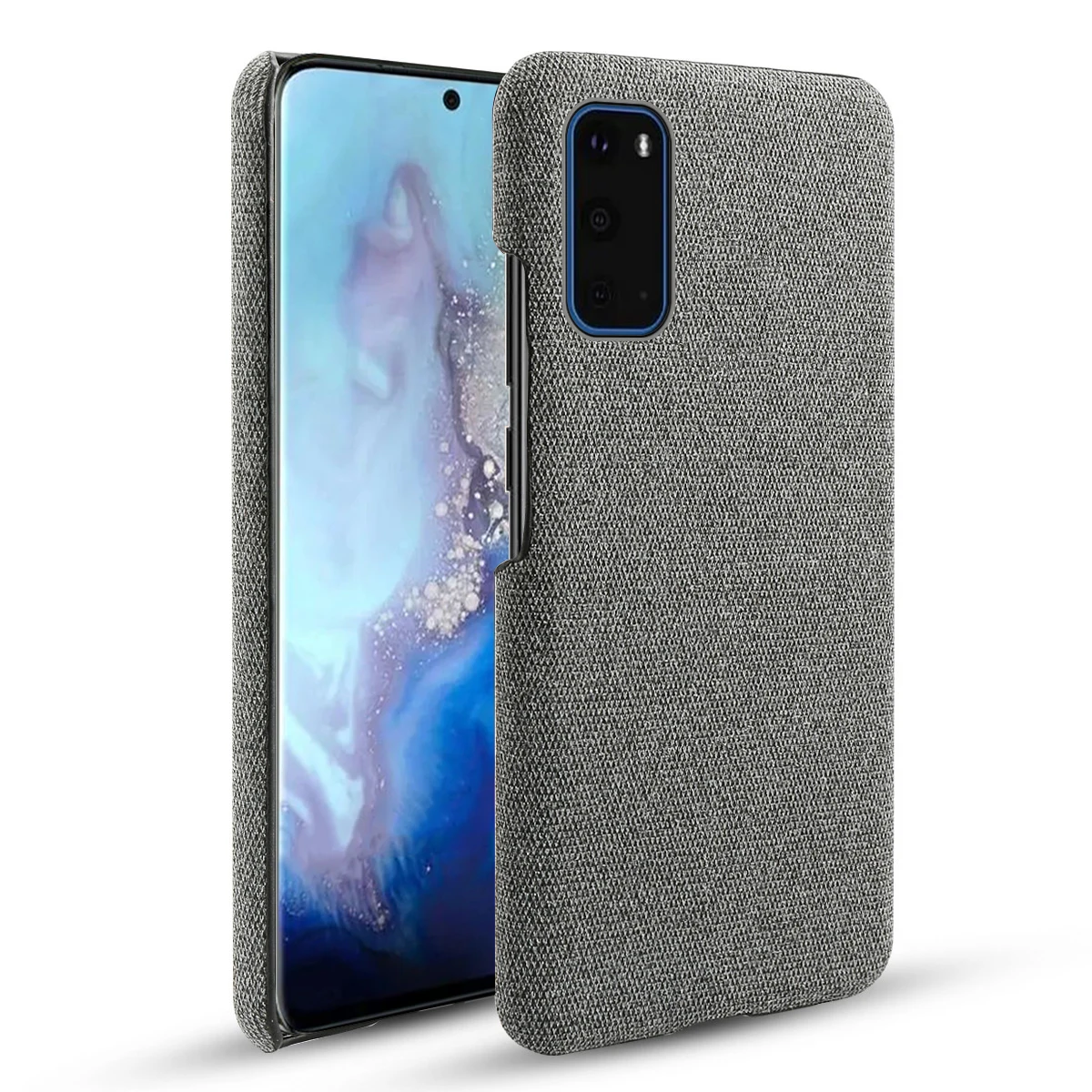 Для samsung Galaxy S20 Plus A71 чехол на заднюю панель Ультра Тонкий Жесткий ПК Тканый дизайн