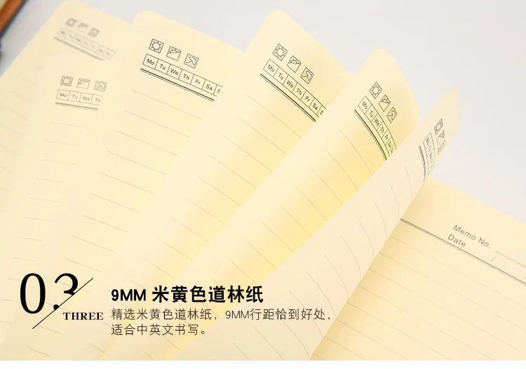 A5 Imitation Leather Surface Creative Notebook Customized Business Conference Belt Buckle Paperback Office Notebook Customizable