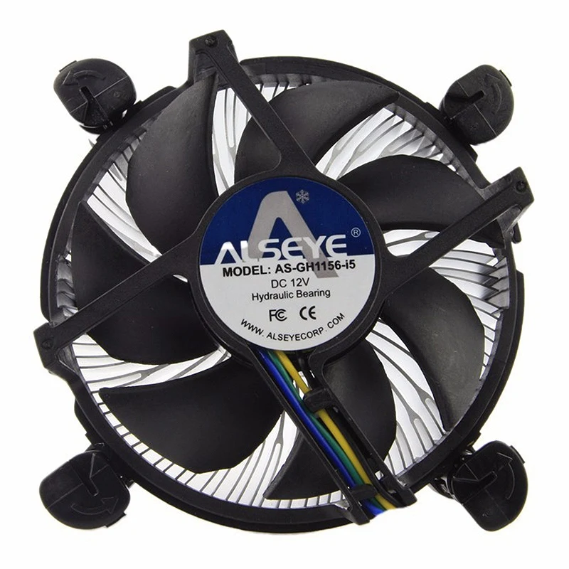 ALSEYE CPU вентилятор радиатора 90mmpwm 4 контактный с радиатором и медным основанием