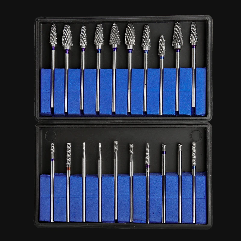 

2 Box/20pcs Dental Tungsten Steel Burs Drills Nitrate 2.35mm Dental Lab Titanium Nitrate Carbide Burs Dentistry 2.35 Polisher