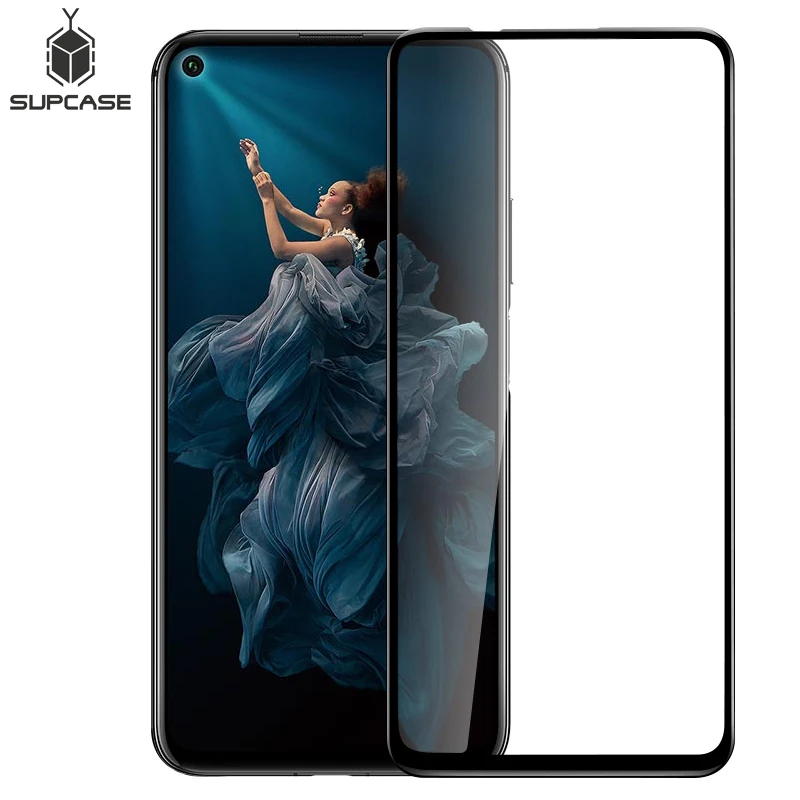 SUPCASE 3D изогнутое закаленное стекло Защита экрана для Huawei Nova 5T Honor 20 Поддержка
