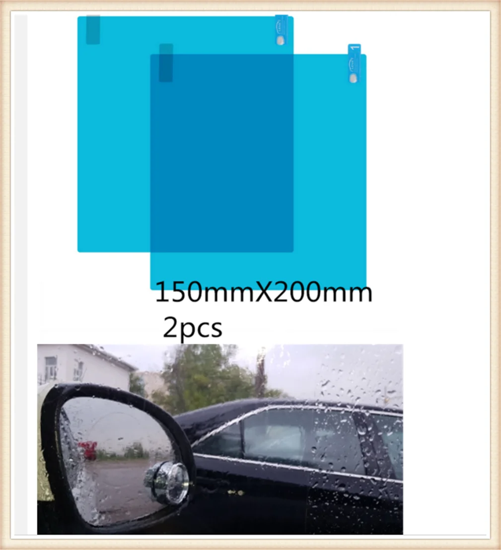 Car rearview mirror nano waterproof membrane anti-fog clear vision for Porsche 918 Cayman Boxster 919 718 GT3