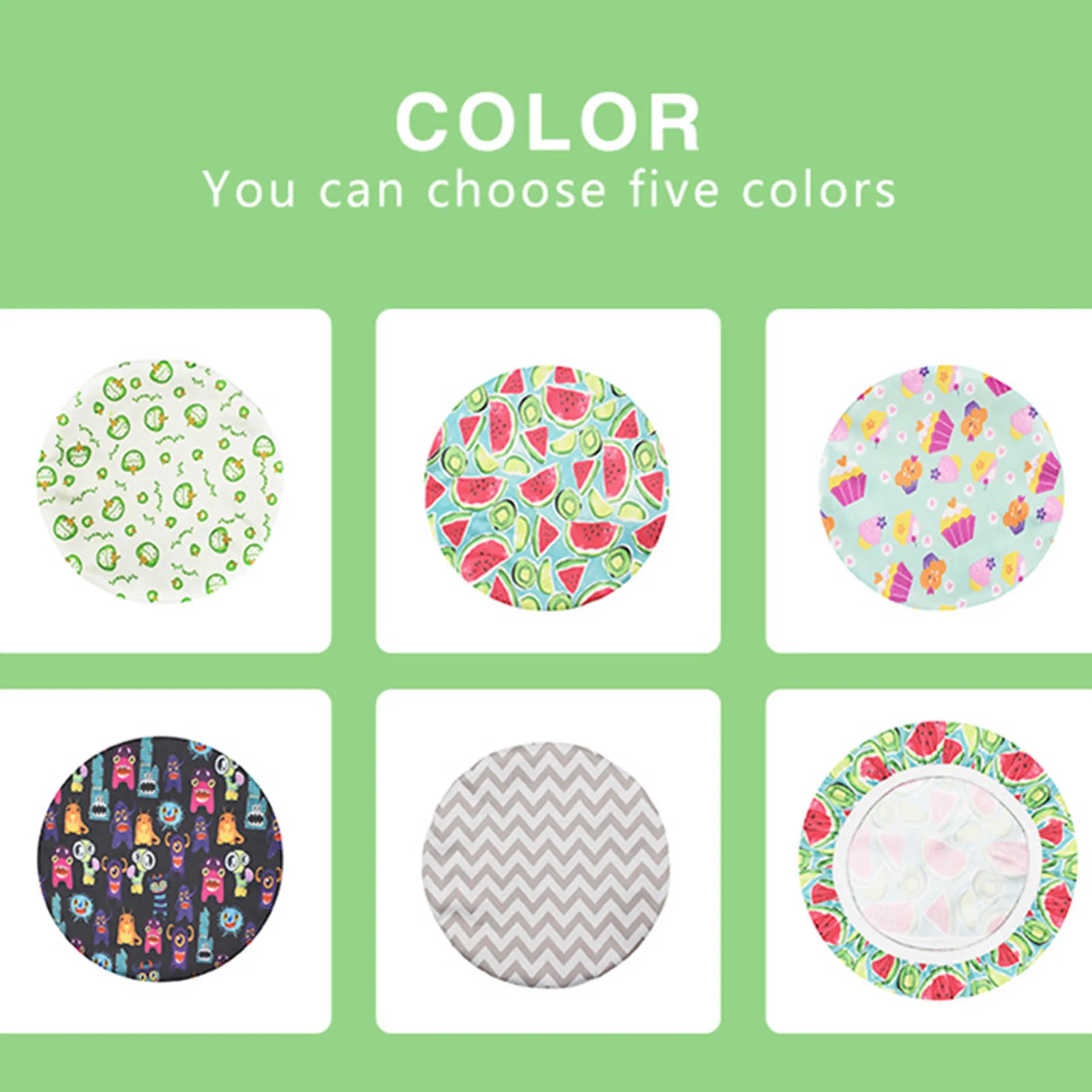 3Pcs Food Bowl Cover Universal Cloth Lids For Cookware Bowl Pot Reusable Lid Stretch Lids Kitchen Accessories food cover fresh keeping cover preservation cover bowl cover