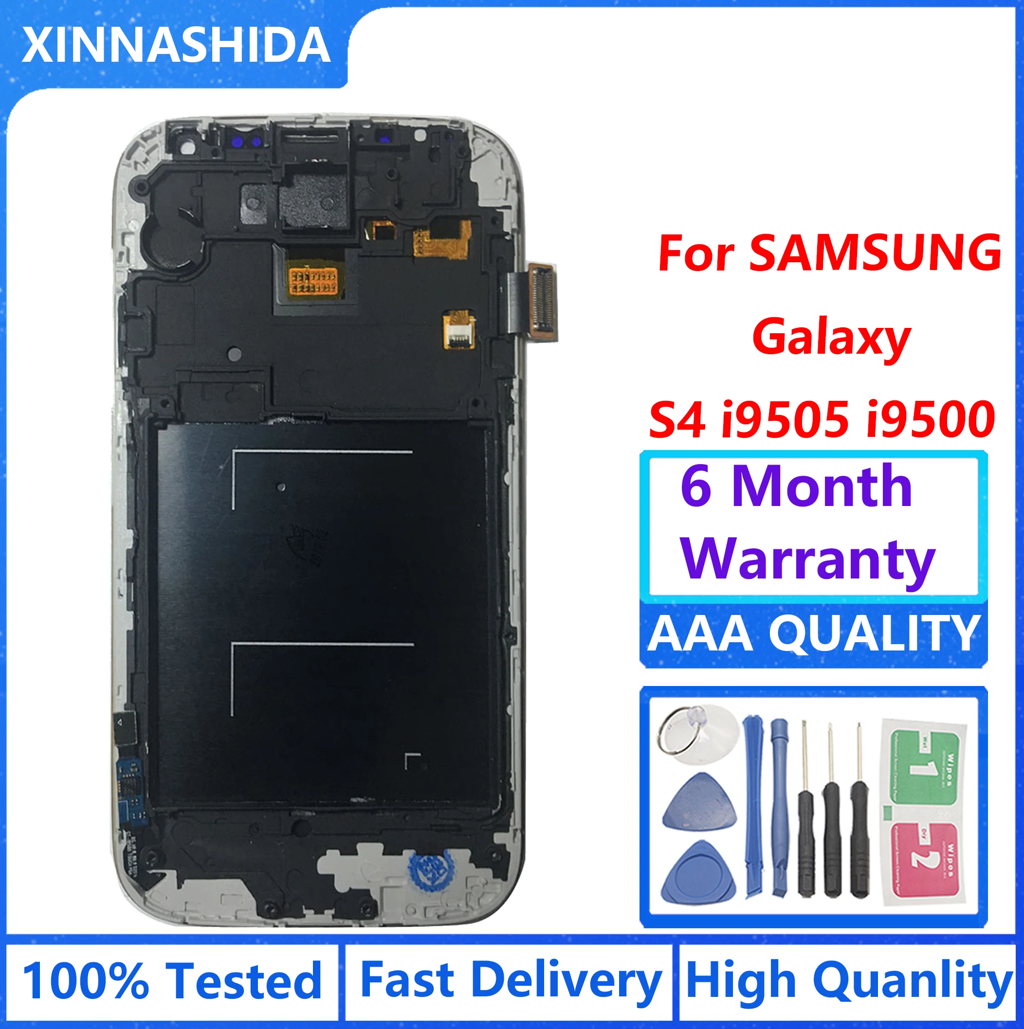 Тестирование работы ЖК-дисплей для S4 GT-i9505 i9500 i9505 i9506 i9515 i337 Дисплей кодирующий