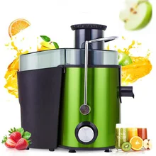 Электрическая соковыжималка из нержавеющей стали, соковыжималки, фрукты, овощи, еда-блендер, миксер, экстрактор, машина, 2 регулировки скорости