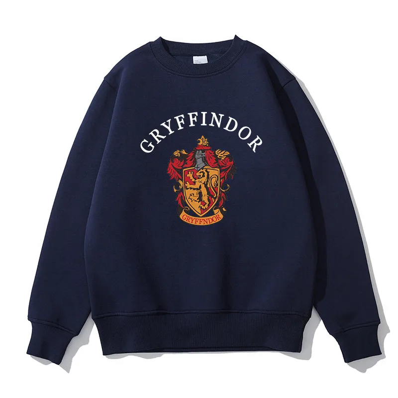 Ravenclaw Толстовка для косплея Гриффиндор джемпер свитер Гермиона Грейнджер Слизерин форменная Толстовка костюм Hufflepuff джемпер шарф - Цвет: Gryffindor