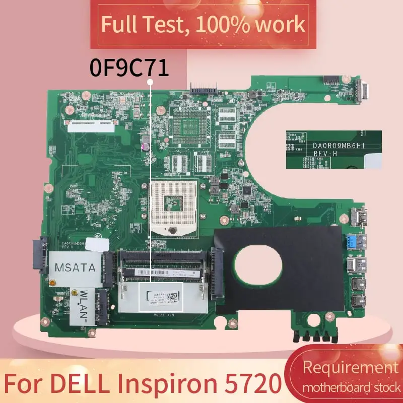 CN-07830J для DELL Inspiron N7110 07830J DA0RO3MB6E0 HM67 DDR3 Материнская плата ноутбука Полная проверка