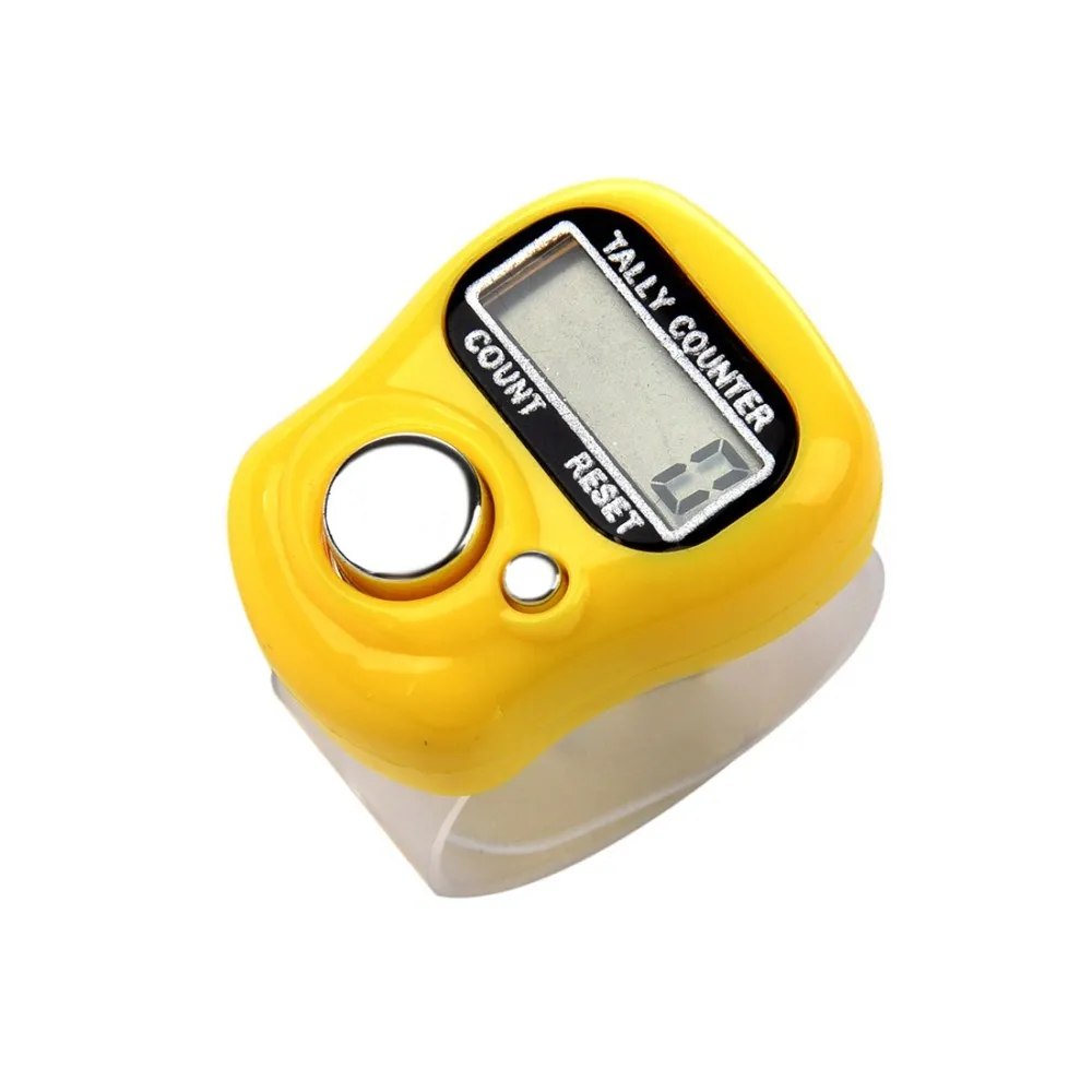 

1pc New Mini Digital Finger Counter LCD Electronic Tasbih Hand Counting Counter Gift Random Color Finger Counter Dropshipping
