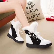 Женские зимние ботинки; модные теплые зимние женские ботильоны из натуральной шерсти на меху; удобная обувь на плоской подошве со шнуровкой и металлическим украшением