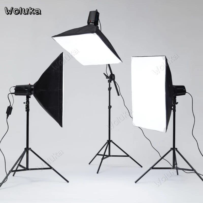 250W X 3 flash trigger photography light set soft box studio photo still life shooting fill stand kit CD50 T10 |