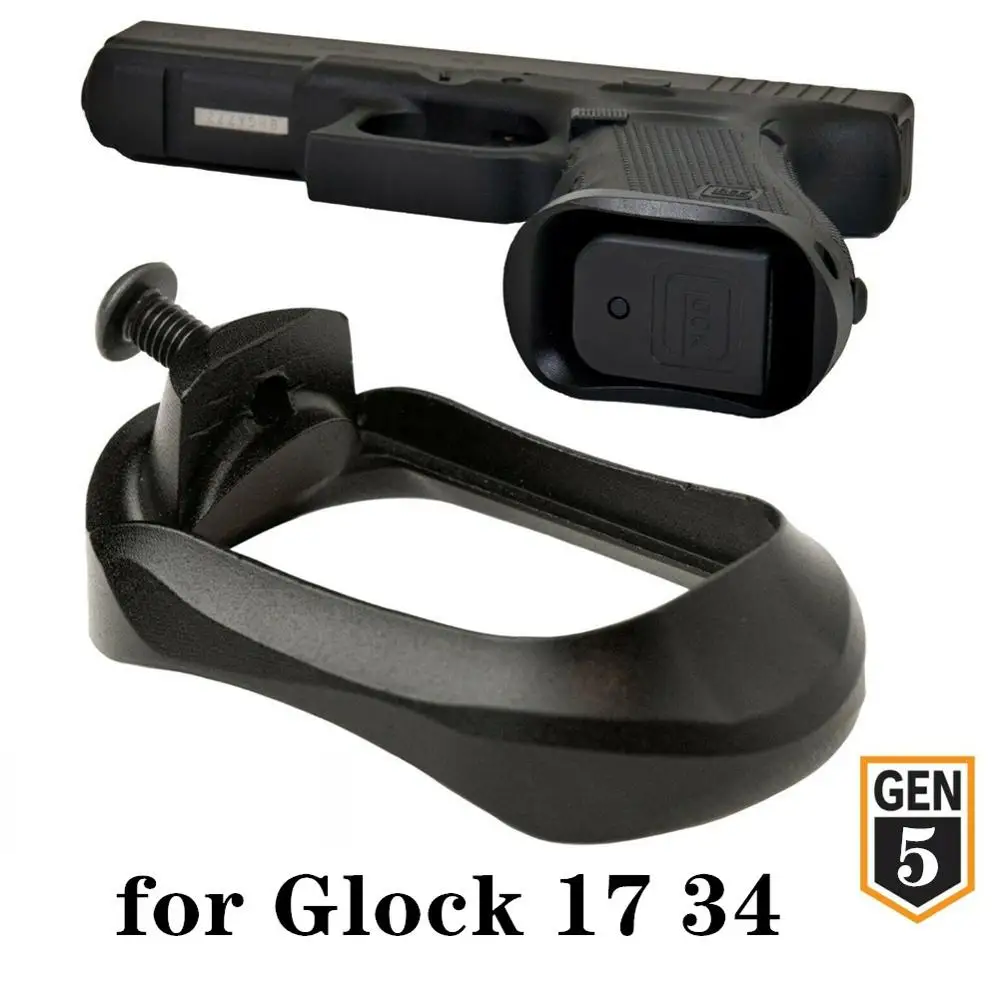 

Aluminum Grip Frame Magwell Adapter Pro Plus for Glock 17 34 Gen 5 Airsoft Pistol Gun Base Pad 9mm Magazine Well Accessories