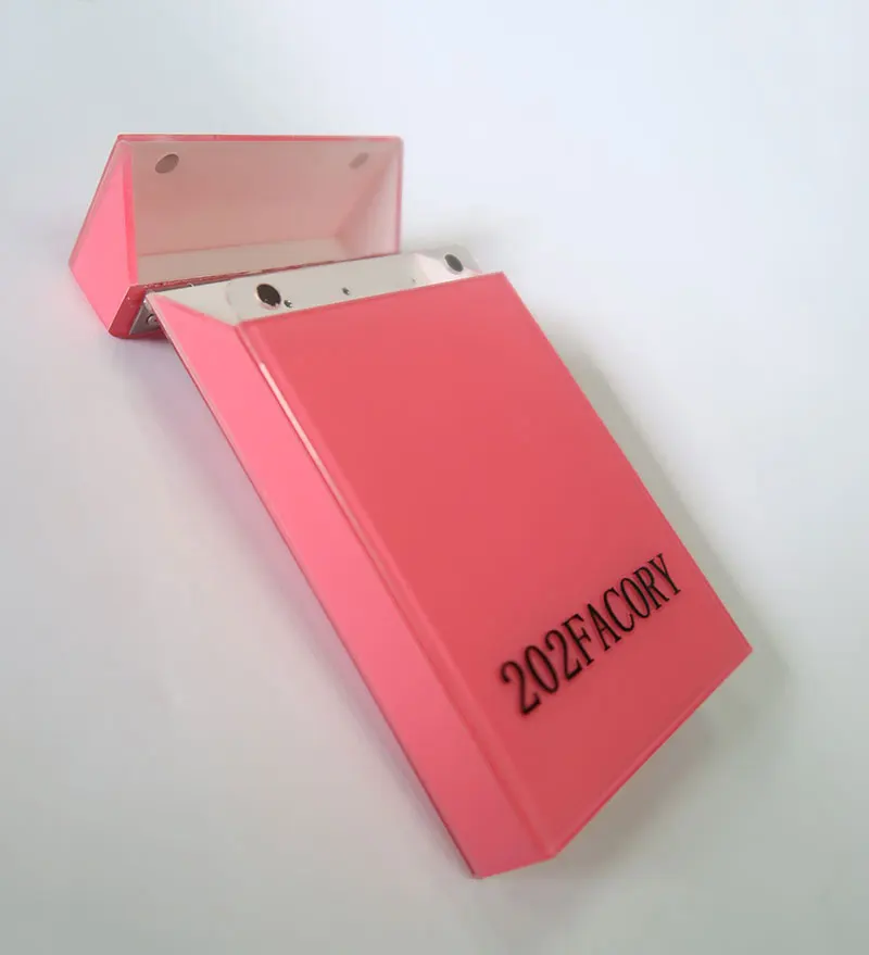 Держатель 20 Женский чехол для сигарет розовый ультра-тонкий дизайн Модная креативная коробка для курения персонализированные подарки гаджет для женщин