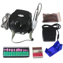 30000 об/мин Электрический Профессиональный аппарат для маникюра, педикюра, ручка, инструмент для ногтей, 30 шт., сверло для ногтей, 50 шт., шлифовальные ленты для ногтей