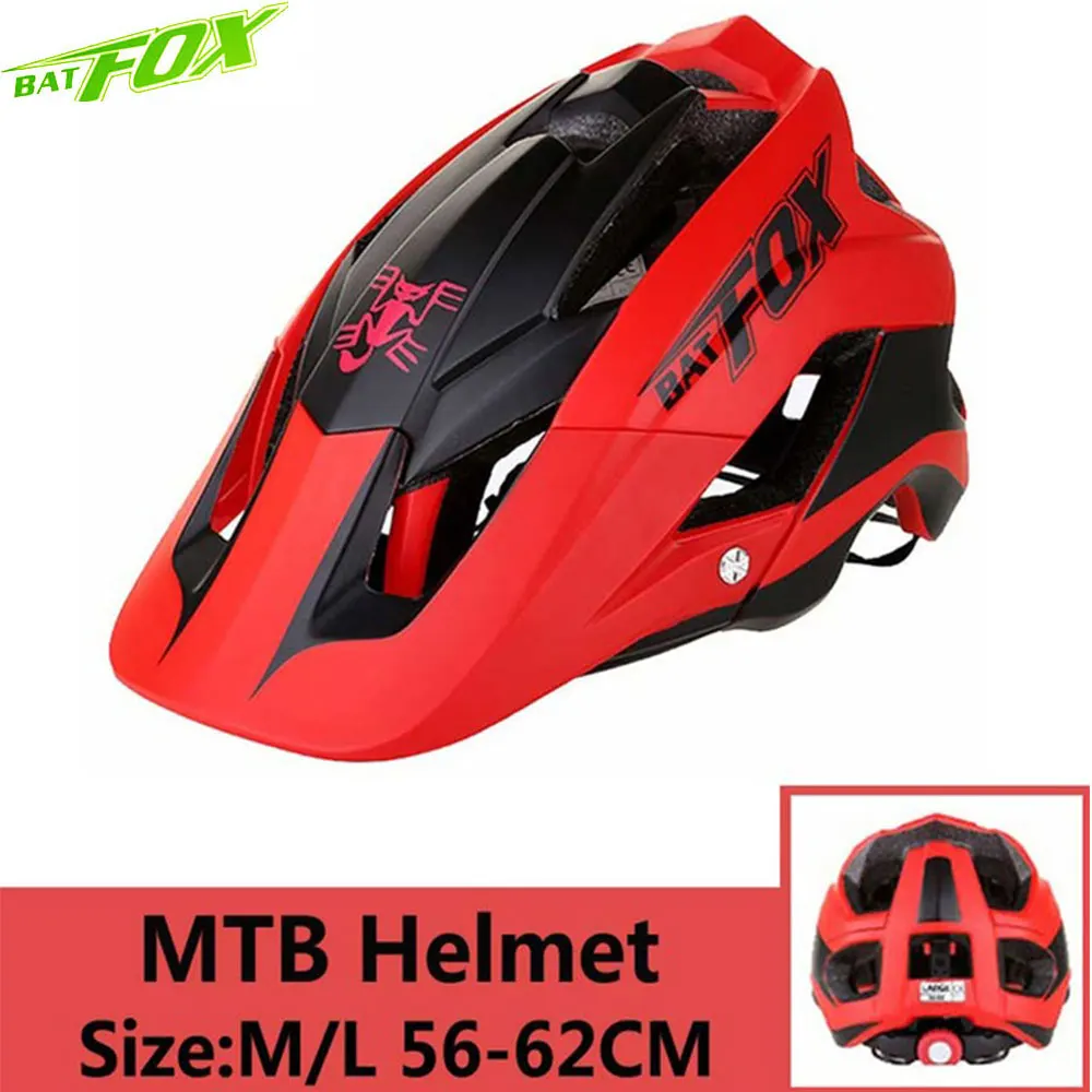 F659-5 BATFOX велосипедный шлем MTB велосипедный шлем для мужчин Сверхлегкий дышащий шоссейный велосипед горный велосипедный шлем для женщин Casco Ciclismo - Цвет: F659-5