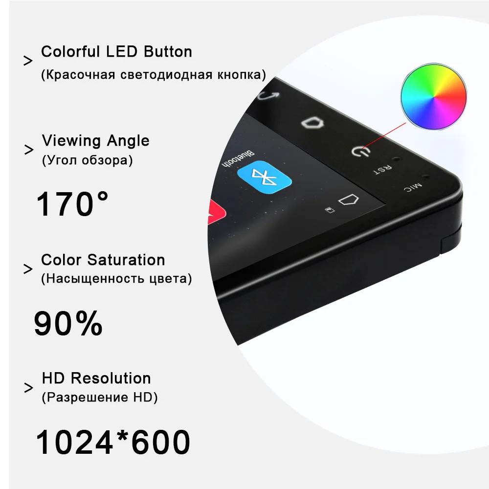EKIY 7 ''IPS 1G 16G Android 9 0 2 Din универсальный GPS навигатор Авторадио автомобильный