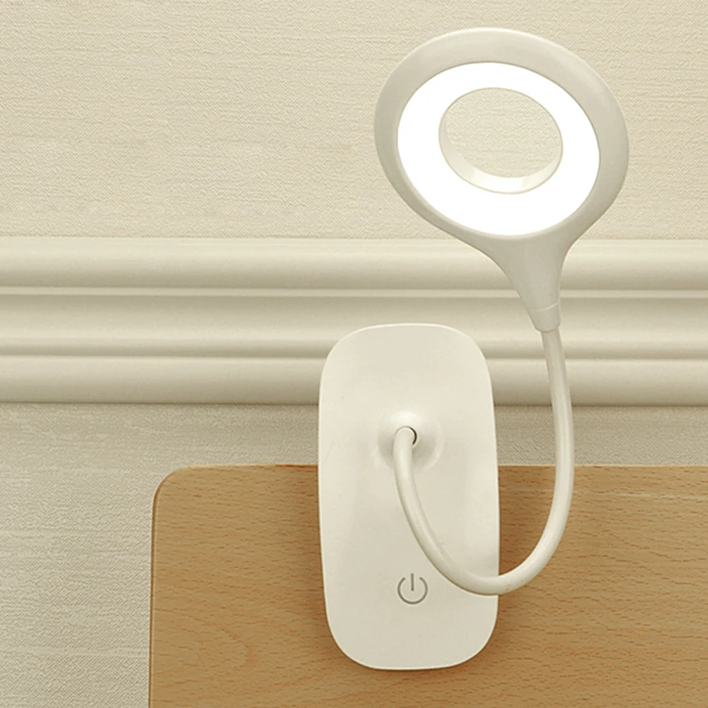 

USB Port Clip On Eye Protection Led Dimmable Office 360 Degree Adjustable Touch Control USB Charging Desk Lamp Charging Clip