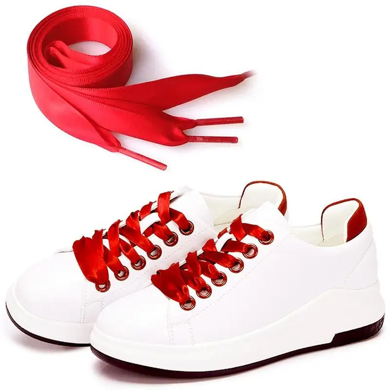 Лента кружева атласа конфетного цвета двухсторонний полиэстер Атлас глянцевый шелковый атлас широкие плоские ленты шнурки