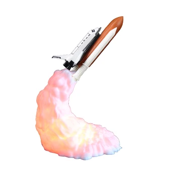 

Surwish 9 Inches LesgeeK 3D Printing Shuttle Aircraft Model PLA Warping Rocket Model Kids Men Boys Christmas Gift 2019