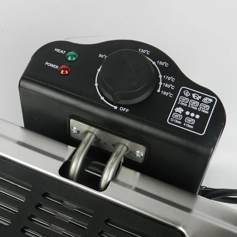 2000W Commercial Fryer 5L Fried French Fries Fried Chicken Wings Oil-free Smoke Potato Tower Household Electric Fryer