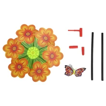 Цветок ветряная мельница ветер вертушки дома сад двор украшения для детских игрушек Y4UD